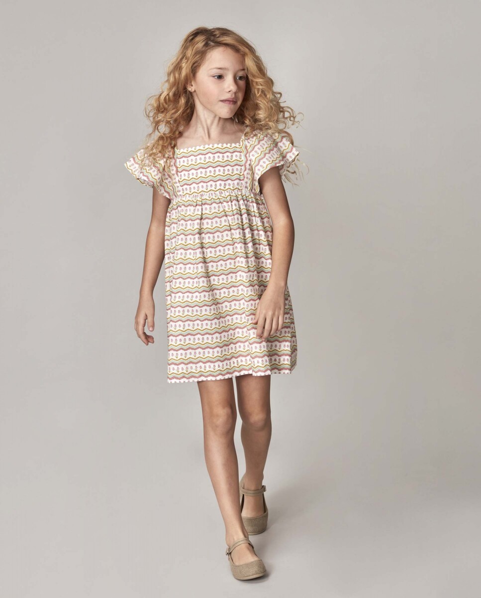 Vestito Print Ikat - Piedra 