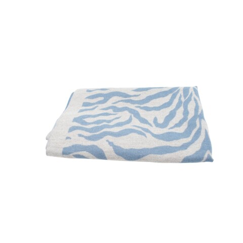PASHMINA CEBRA AZUL