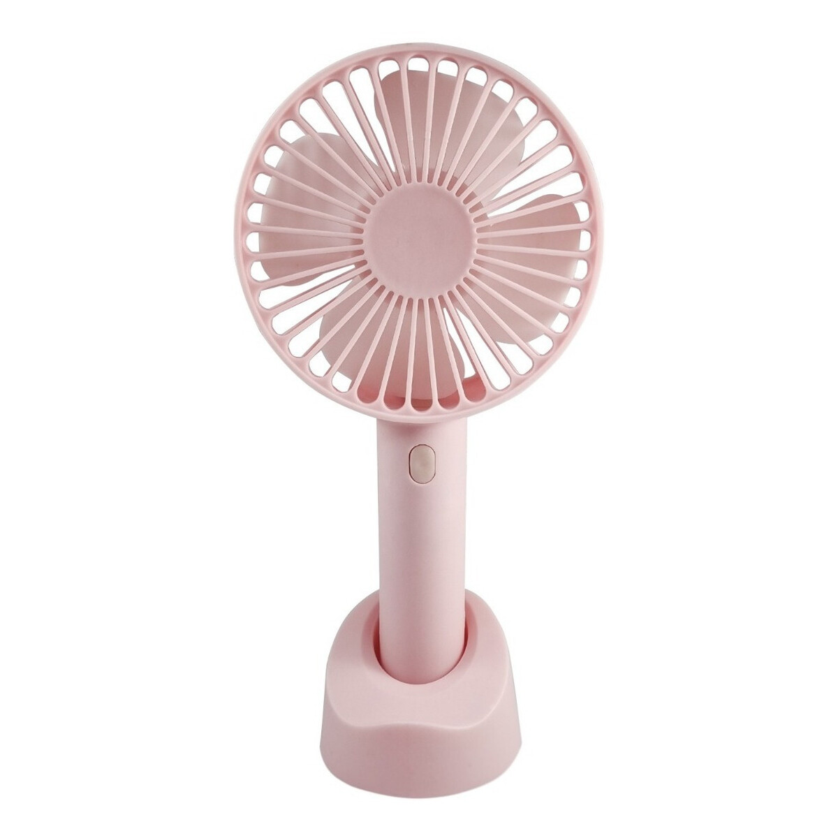 Mini Ventilador Usb De Mano Portátil O De Mesa Recargable - Variante Color Rosado 