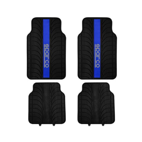 Alfombras Auto Universales Sparco Deportivo Azul