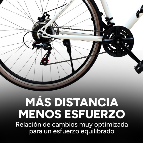 Bicicleta Kajla Ruta Rodado 26 Freno De Disco 21 Velocidades Blanco 1