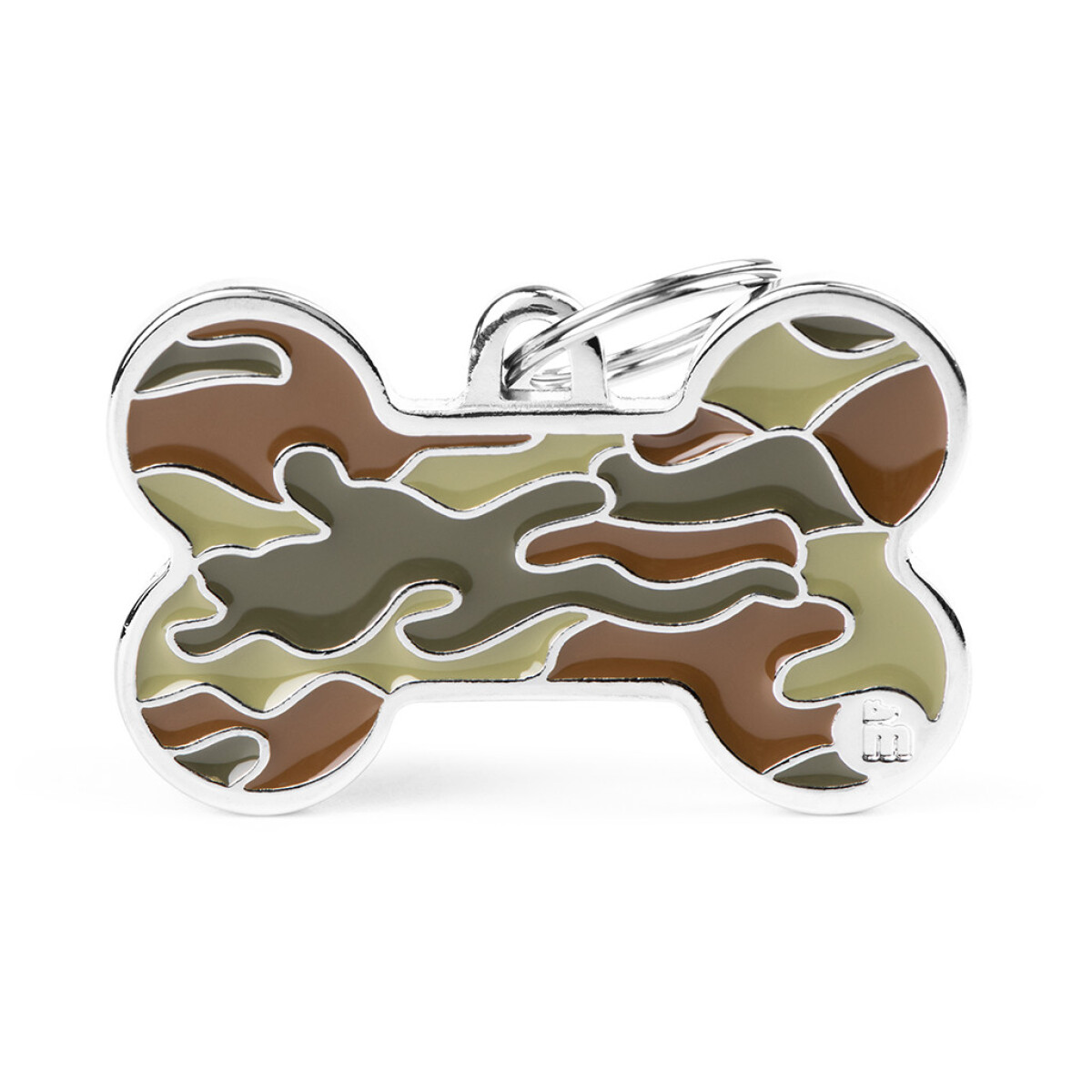 Chapita ID - Hueso Camuflado 