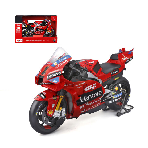Motocicleta Maisto Ducati Lenovo GP Racing 2024 Escala 1:6 U