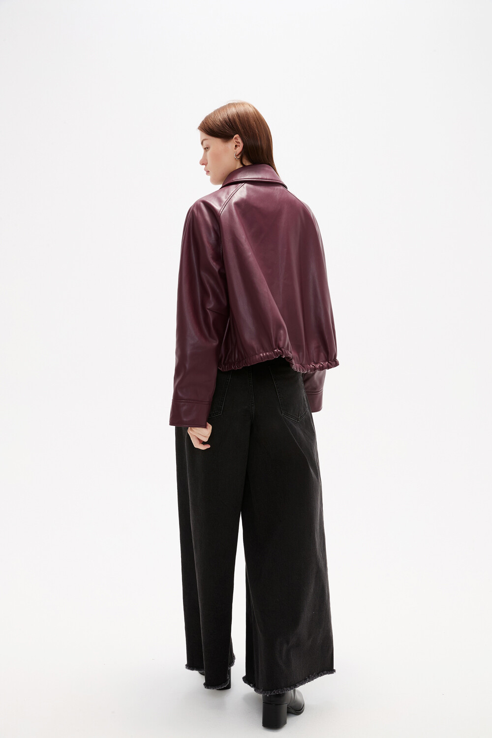 Campera Cardia Cereza Oscuro