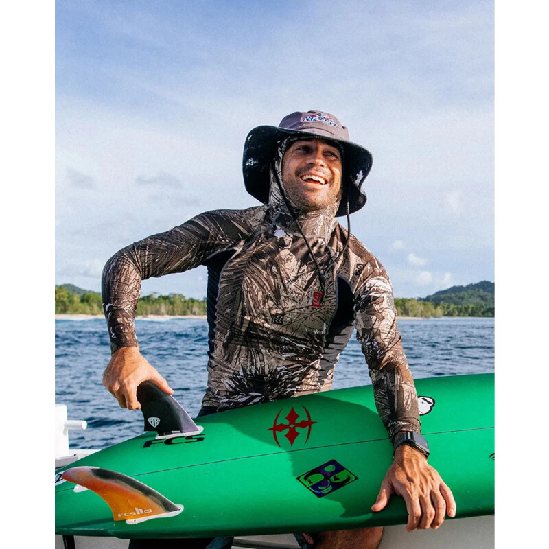 Lycra Rip Curl Search UPF - Azul Lycra Rip Curl Search UPF - Azul