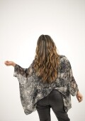Blusa de seda animal print Blusa de seda animal print