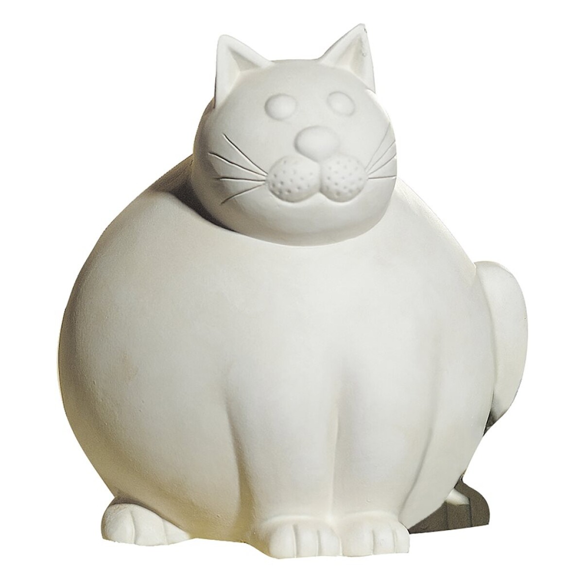 GATO DECORATIVO DE CERAMICA 26x27x30CM CREMA 
