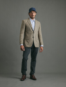 110600 SACO HARRINGTON LABEL Kaki