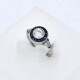 Anillo Platino, Brillantes Y Zafiros Sinteticos Anillo Platino, Brillantes Y Zafiros Sinteticos