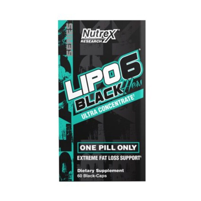 LIPO 6 BLACK HERS FR. X 60 CÁPS. BLANDAS única