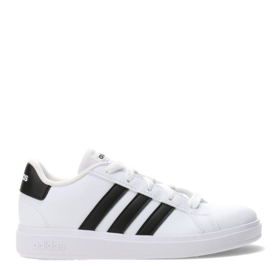 Championes Infantiles Adidas Grand Court Kids Blanco - Negro