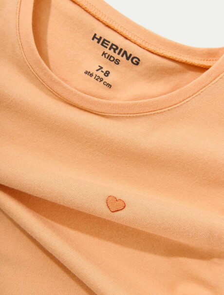 BLUSA CON BORDADO NARANJA