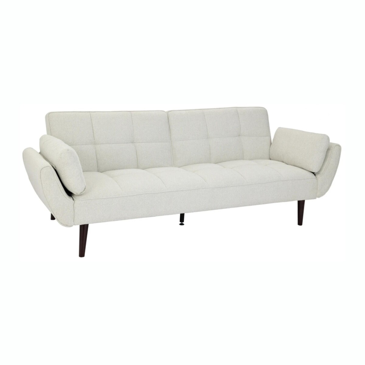 Sillón Sofá Cama RUSTICO Frida Respaldo Reclinable - Gris 