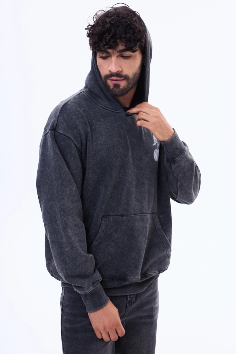 Buzo de felpa Tossa Negro