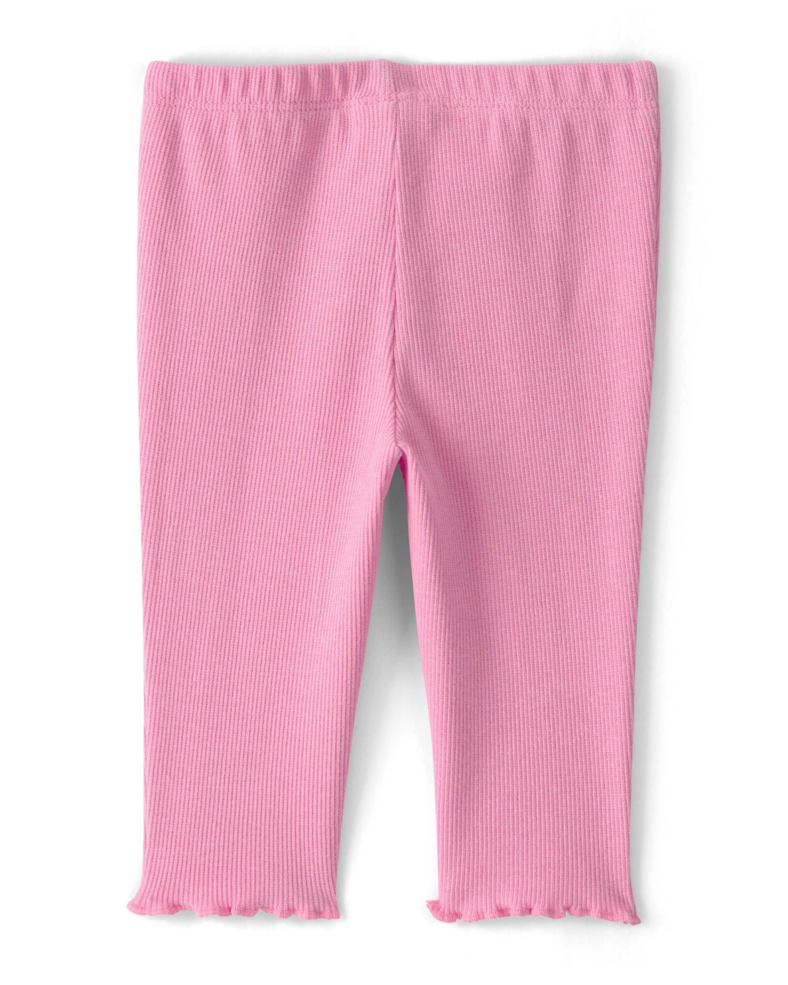 Pantalón de algodón acanalado, rosado Pantalón de algodón acanalado, rosado