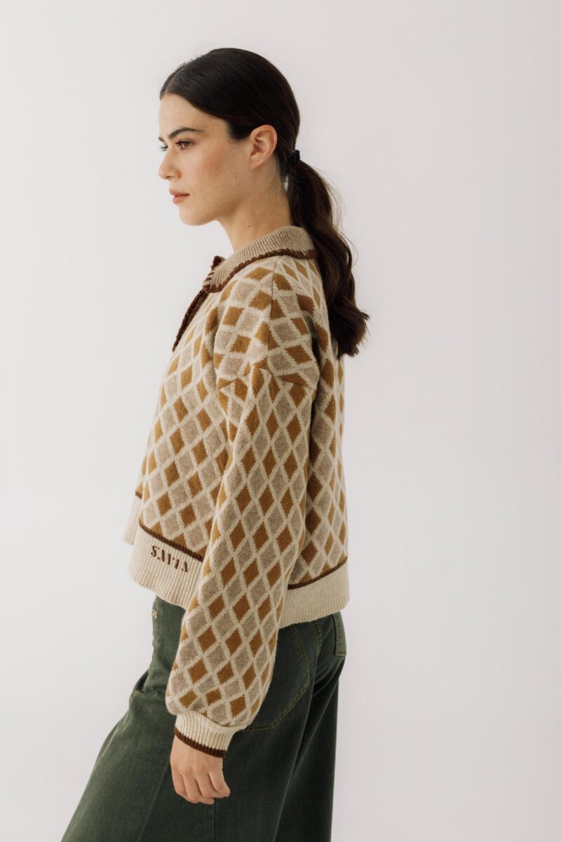 Buzo Polo Luck PRE VENTA Beige