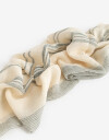 Pashminas Pashmina Rayada Con Flecos - Combinacion Bicolor