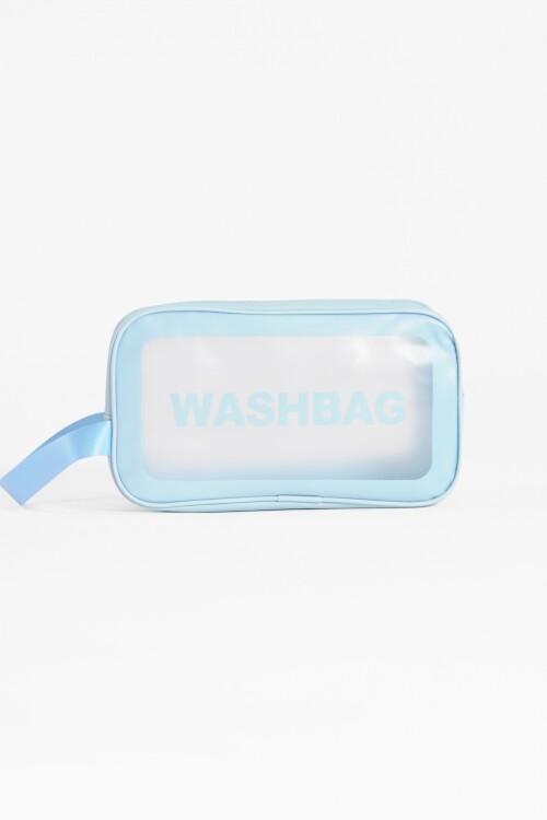 Estuche organizador washbag mediano celeste