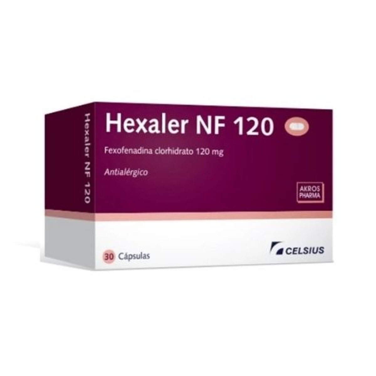 Hexaler NF 120 mg 30 comprimidos 