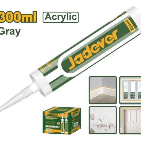 Pack 4 Selladores Acrílicos Pintables para Juntas Gris Jadever Pack 4 Selladores Acrílicos Pintables para Juntas Gris Jadever
