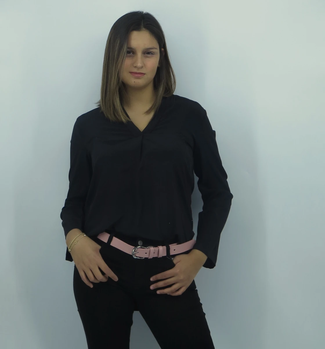 BLUSA WANNA 25280 - NEGRO 