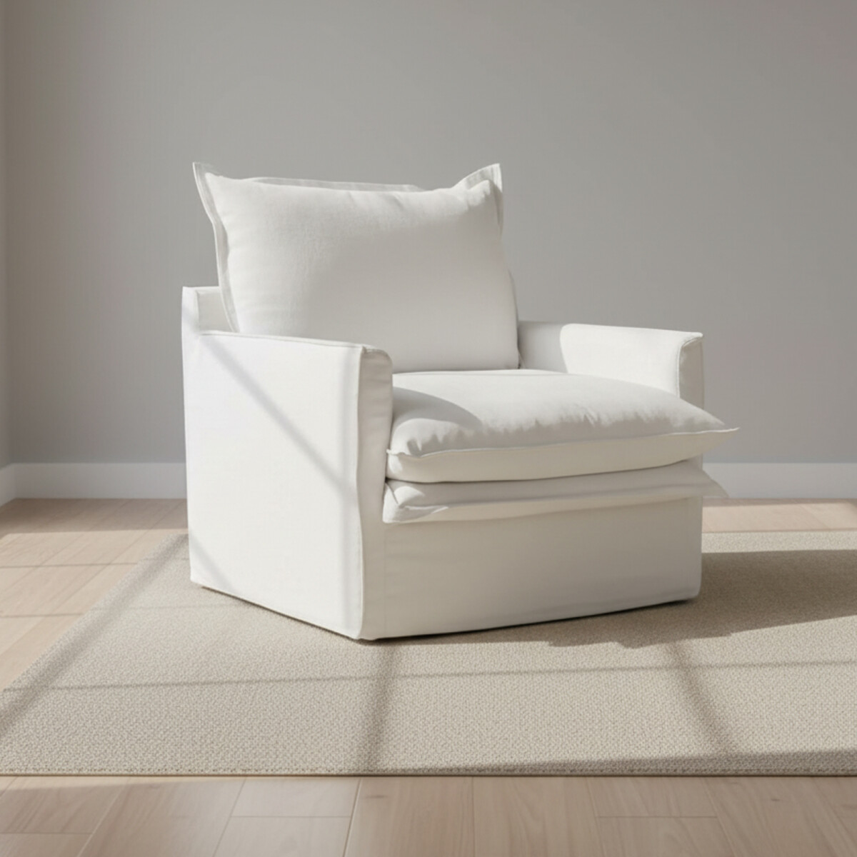 BUTACA - TELA-PREMIUM BLANCO ALASKA 