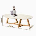 MESA DE CENTRO CLASSIC - OFF WHITE/ALMENDRA MESA DE CENTRO CLASSIC - OFF WHITE/ALMENDRA