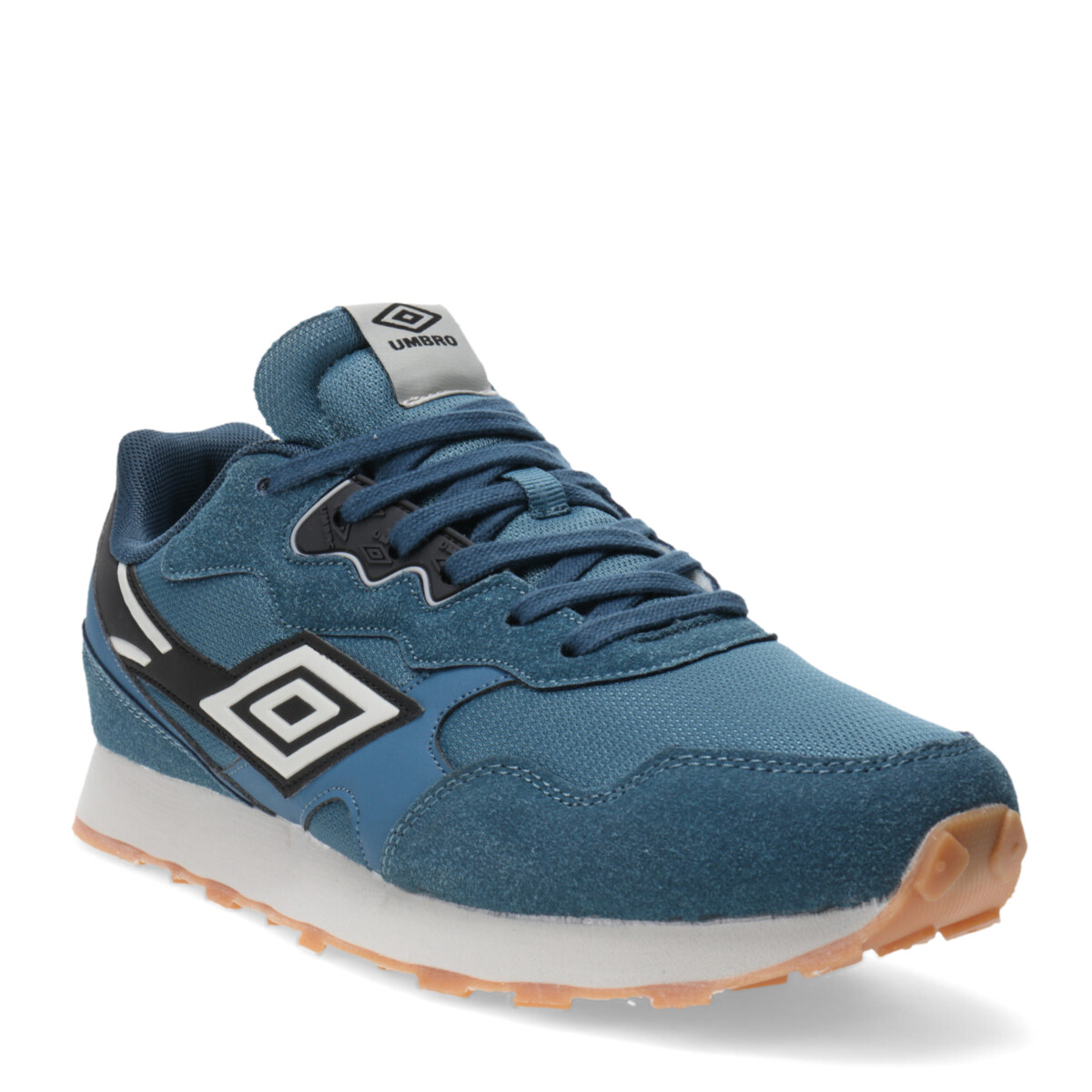 Championes de Hombre Umbro Moscú - Azul Piedra - Negro - Blanco 