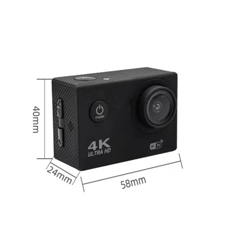Cámara Deportiva 4k Sumergible WiFi Tipo Go Control Ele001003