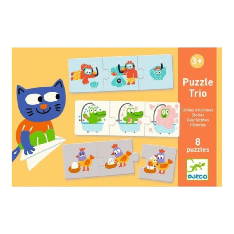 Puzzle Trío Historias Djeco Puzzle Trío Historias Djeco