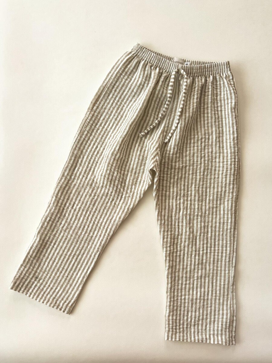 Pantalon Pai stripe beige Pantalon Pai stripe beige