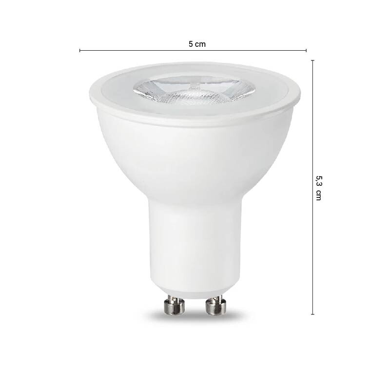 DICROICA LED GU10 5W DIMERIZABLE 38º Dicroica LED GU10 5W Dimerizable 38º Luz Neutra