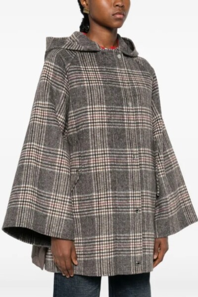 CHAQUETA CUADROS Marron