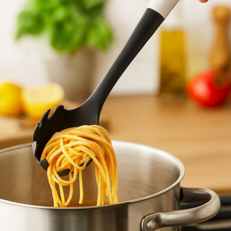 Cuchara de Servir Pasta 35 cm Blanca KitchenAid Cuchara de Servir Pasta 35 cm Blanca KitchenAid