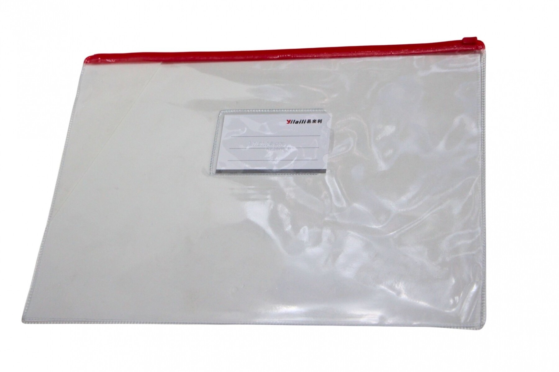 SOBRE ZIP YIL 5641 TAMAÑO A4 - COLOR ROJO 