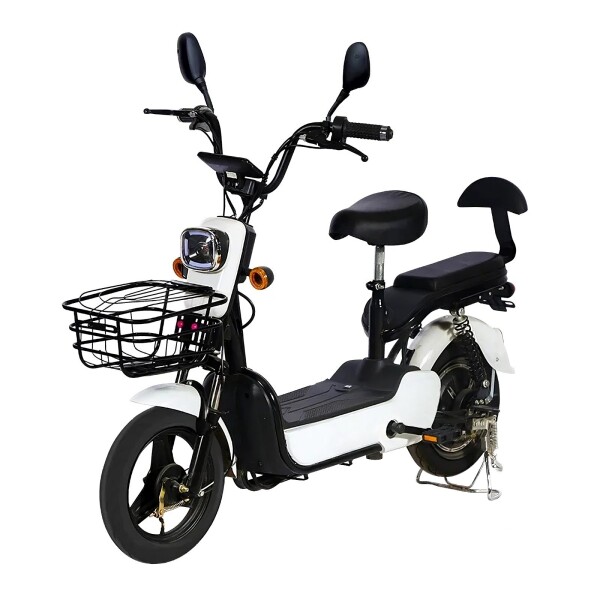 Moto Electrica GoGreen EGO 350W 12Ah 25Km Autonomia 35 Km/h Variante Color Blanco