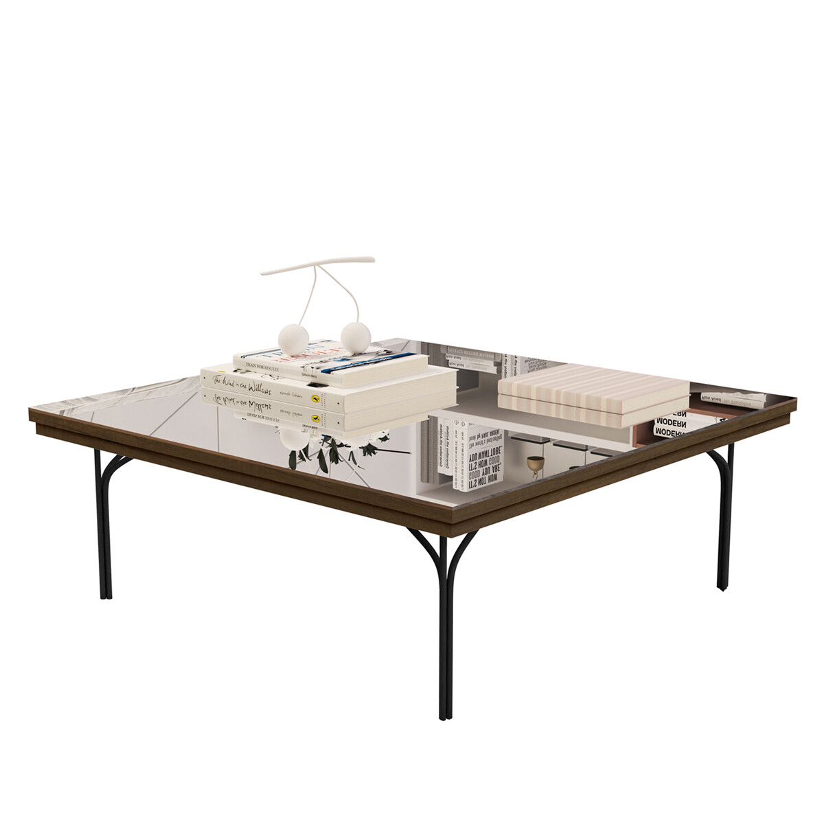 Mesa de Living con espejo 