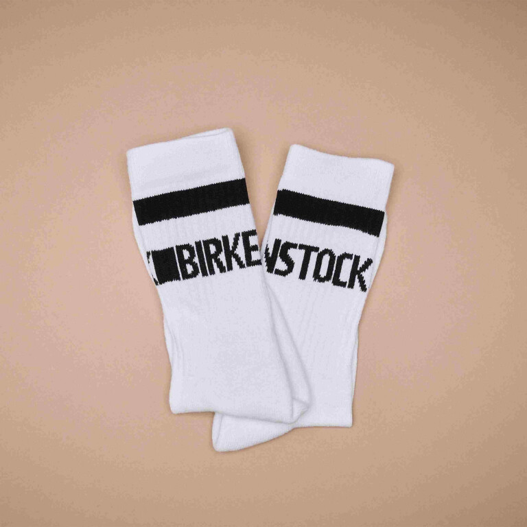Medias Cotton Crew White+black