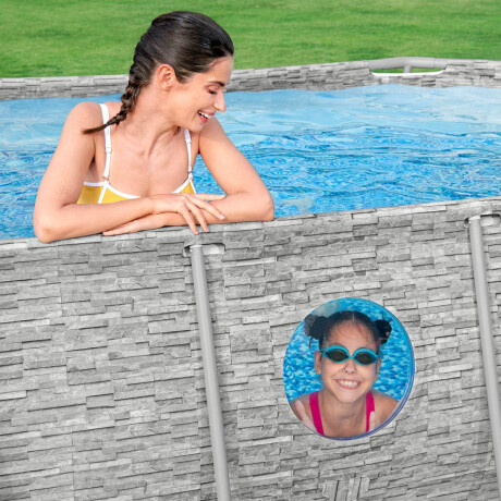 Piscina Bestway Rattan 7250 L + Bomba + Regalos Piscina Bestway Rattan 7250 L + Bomba + Regalos