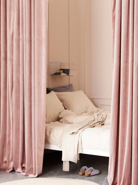 Cortina AUSTRA 1x140x300 terciopelo rosa Cortina AUSTRA 1x140x300 terciopelo rosa