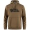 Fjällräven Logo Hoodie - Hombre Wood Brown