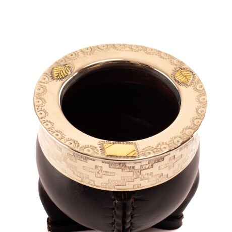 Mate de Alpaca y Bronce Z6 de ceramica