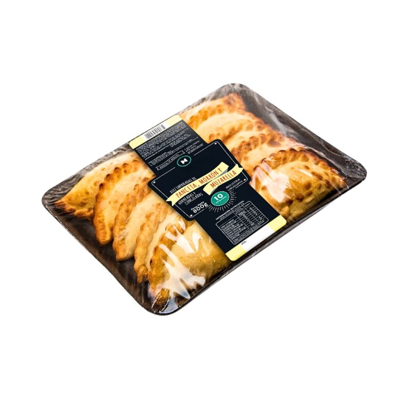 Empanadas Blé - 10 ud. - 800 g Panceta, Morrón y Muzzarella
