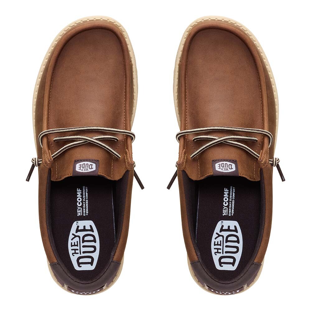 Wally Full Grain Leather Robe Brown/Mole Brown