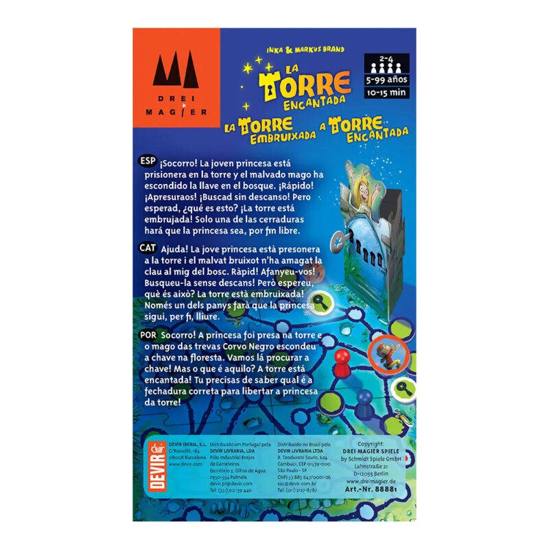 Juego de Mesa Devir La Torre Encantada Juego de Mesa Devir La Torre Encantada