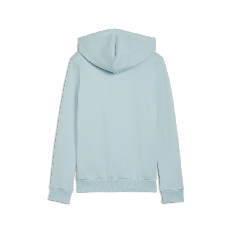 Abrigo ESS+ Embroidery Hoodie Felpa de Mujer Celeste