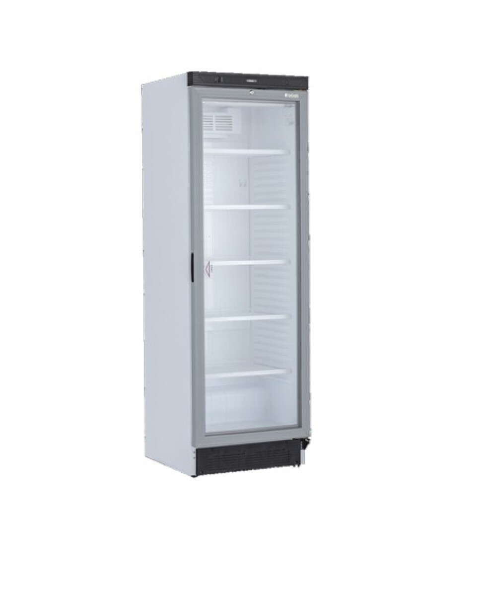 Heladera exhibidora vertical con puerta de vidrio - 372Lts 