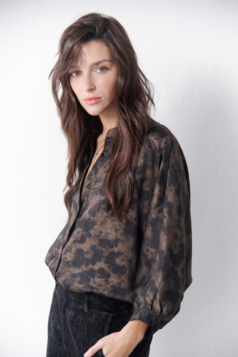CAMISA MADISON COBRE CHOCOLATE