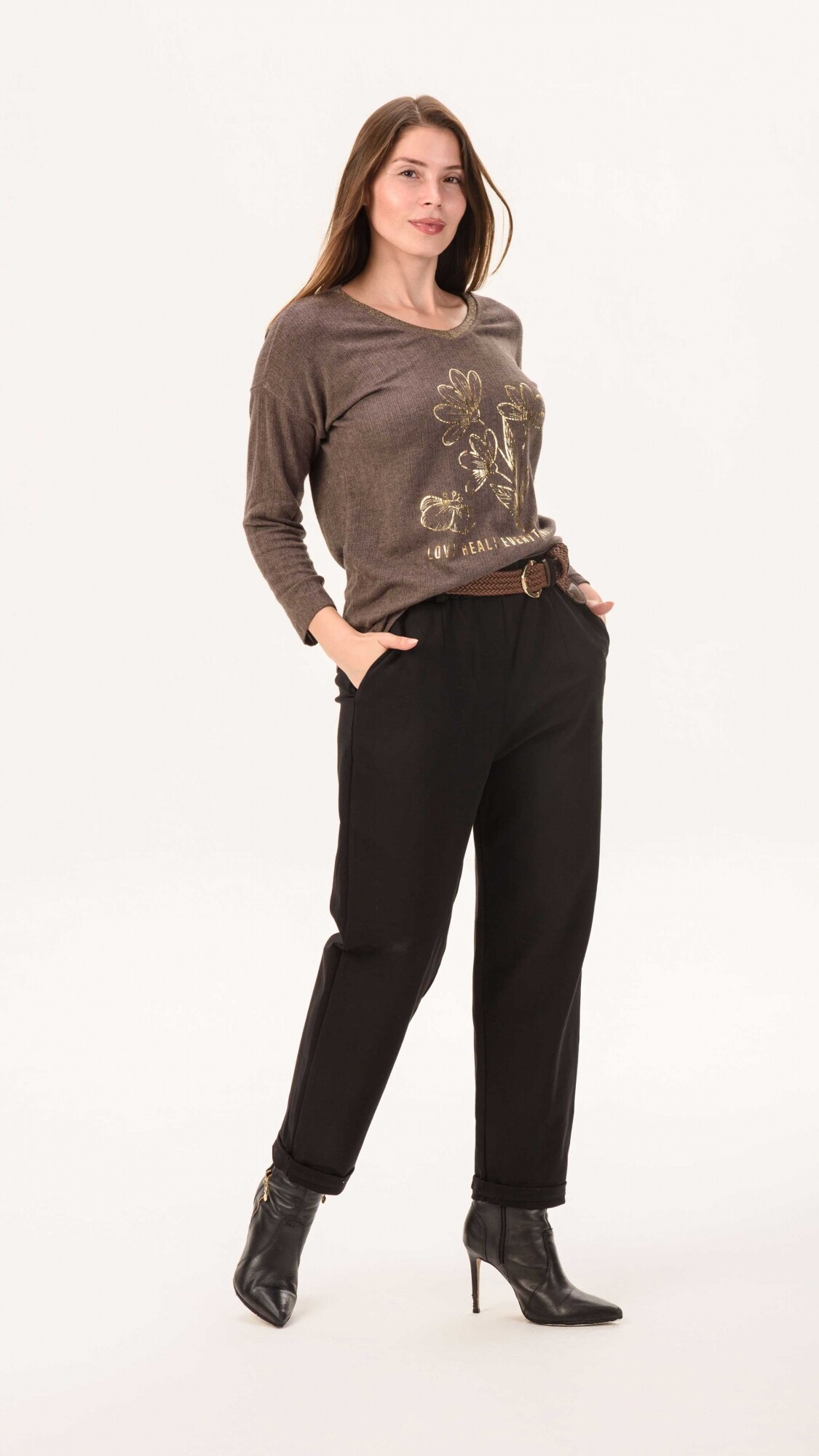 Blusa Ágatha Marrón