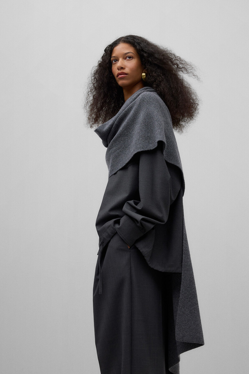 PONCHO Gris